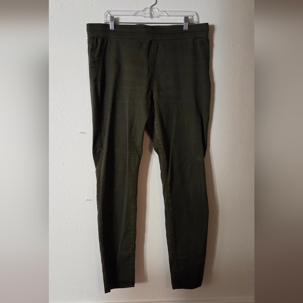 Soho Collection Olive Green Straight Leg Pants (Sz. XL Tall)